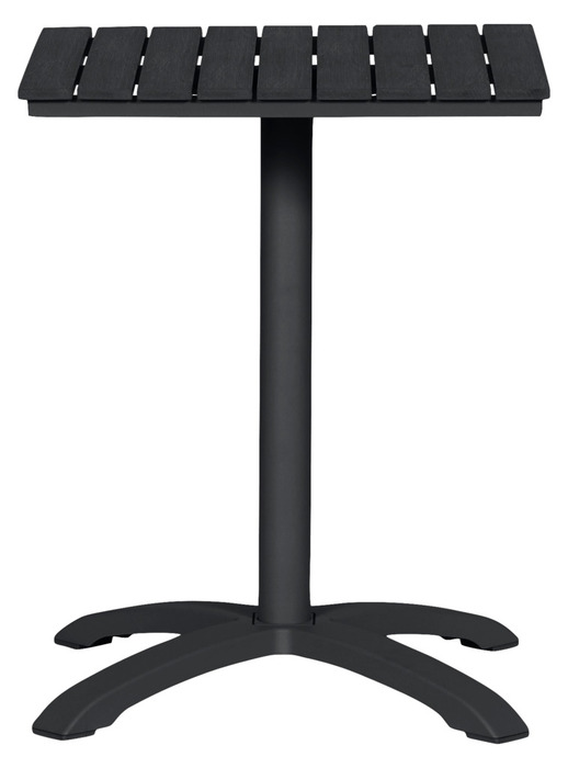 Cafébord Dover Svart 58 x 58 cm Sunlife